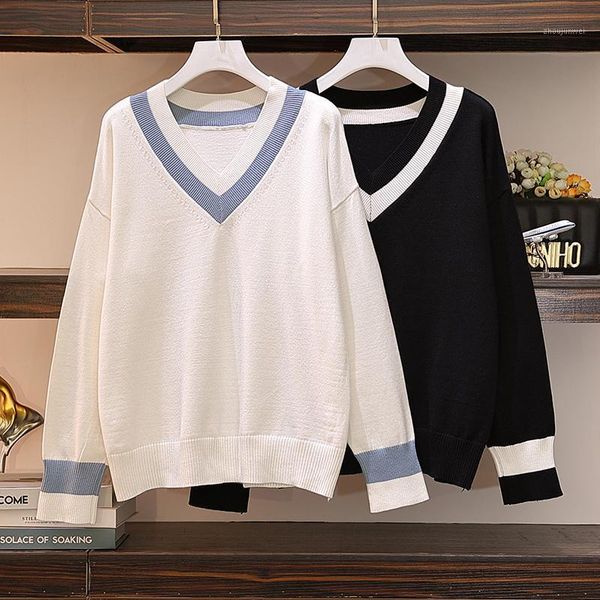coigarsam 4xl plus size fashion knitting women v-neck blusas womens and blouses white blouse black 93511
coigarsam 4xl plus size fashion knitting women v-neck blusas womens and blouses white blouse black 93511