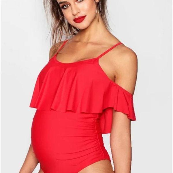 2020 ruffle, pregnant women can wear large size triangle one piece swimsuit, White;black
2020 ruffle, pregnant women can wear large size triangle one piece swimsuit, White;black