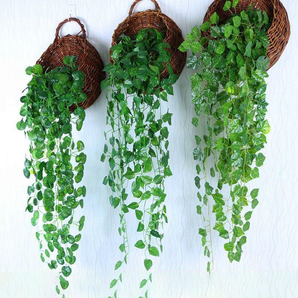 decorative flowers & wreaths 90cm artificial vine plants hanging ivy green leaves garland grape fake christmas home garden wall party decor
decorative flowers & wreaths 90cm artificial vine plants hanging ivy green leaves garland grape fake christmas home garden wall party decor