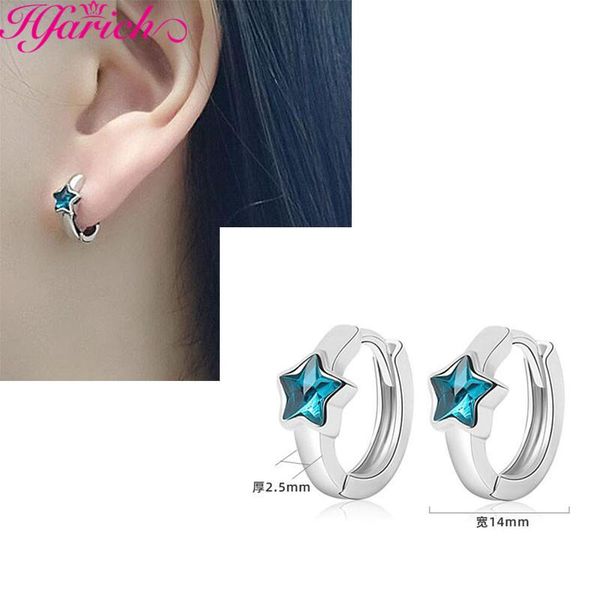 new design star hoop earrings silver color cz jewelry for women romantic wedding ear accessories lovers girlfriend gift, Golden;silver
new design star hoop earrings silver color cz jewelry for women romantic wedding ear accessories lovers girlfriend gift, Golden;silver