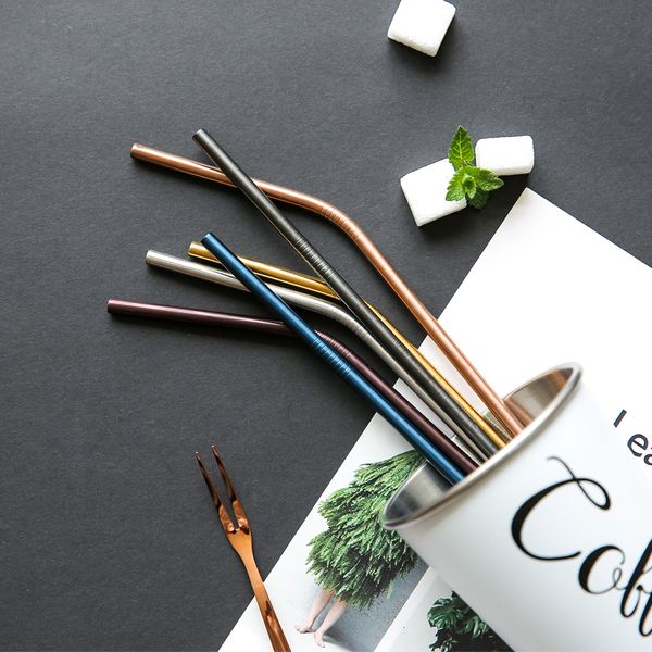 6*215mm colorful reusable drinking 304 stainless steel metal straw for mugsoutletvx9j
6*215mm colorful reusable drinking 304 stainless steel metal straw for mugsoutletvx9j