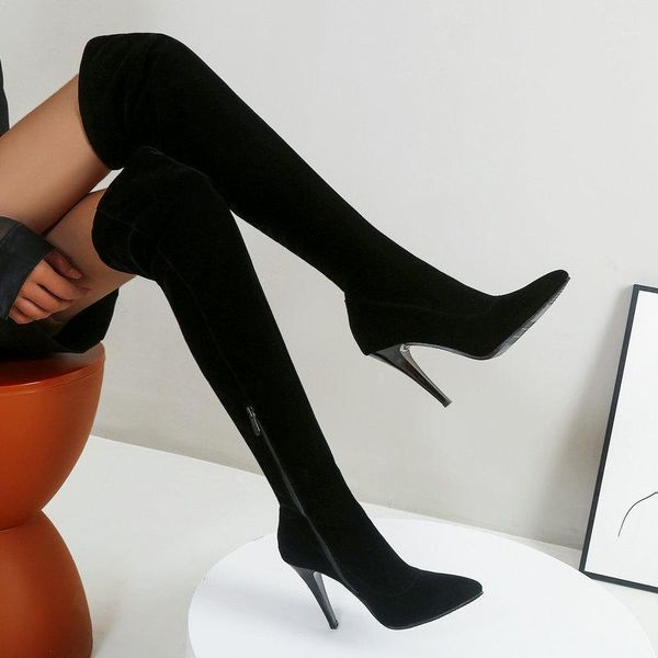 black red blue over the knee boots women faux suede thin high heel thigh boots fashion zipper pointed toe fall winetr shoes1
black red blue over the knee boots women faux suede thin high heel thigh boots fashion zipper pointed toe fall winetr shoes1