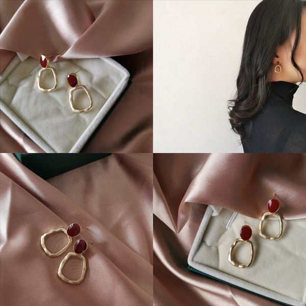 xr2p aomu qeelin earring earring women rhinestone paperclip korean fashion stud geometric for fashion metal earrings charm, Golden
xr2p aomu qeelin earring earring women rhinestone paperclip korean fashion stud geometric for fashion metal earrings charm, Golden