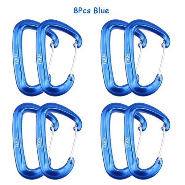 8 шт. professional carabiners d форма 12 kn восхождение карбинер крюки на открытом воздухе защитные гамаки кемпинг пряжка h jllqyo
8 шт. professional carabiners d форма 12 kn восхождение карбинер крюки на открытом воздухе защитные гамаки кемпинг пряжка h jllqyo