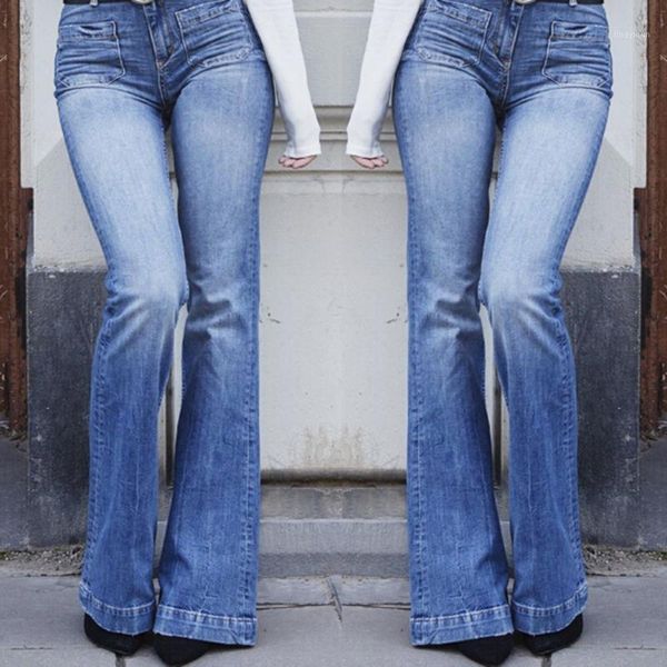 high waist women's jeans 2020 spring autumn fashion pocket bell bottomed wide leg denim pants women's flared trousers1, Blue
high waist women's jeans 2020 spring autumn fashion pocket bell bottomed wide leg denim pants women's flared trousers1, Blue