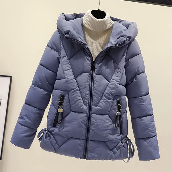 2020 mulheres novas inverno de com capuz jaqueta acolchoada soprador para baixo algodo cor slida po casaco feminino, Black
2020 mulheres novas inverno de com capuz jaqueta acolchoada soprador para baixo algodo cor slida po casaco feminino, Black