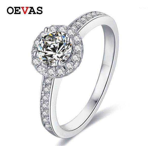 oevas 100% 925 sterling silver sparkling 0.5 d color moissanite wedding rings for women party fine jewely anniversary gift1, Golden;silver
oevas 100% 925 sterling silver sparkling 0.5 d color moissanite wedding rings for women party fine jewely anniversary gift1, Golden;silver