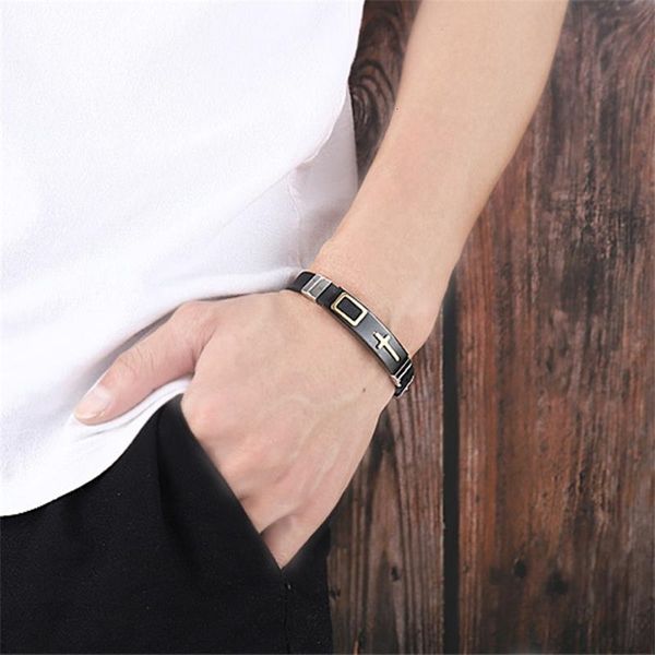 factoryj196factorybgmpsilicone cross men wholesale bracelet steel stainless with gift rubber
factoryj196factorybgmpsilicone cross men wholesale bracelet steel stainless with gift rubber