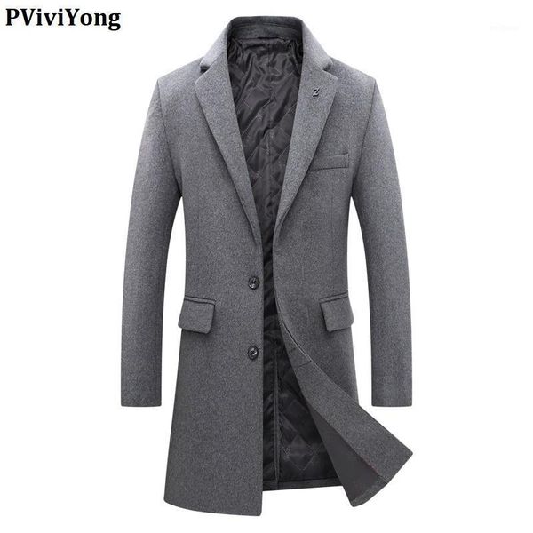 pviviyong 2020 new arrival wool trench coat men,men's wool turn-down collar jackets men thicked parka 18881, Black
pviviyong 2020 new arrival wool trench coat men,men's wool turn-down collar jackets men thicked parka 18881, Black