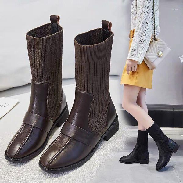 boots winter lady women shoes autumn luxury designer round toe boots-women 2021 mid calf wedge rock fashion mid-calf med1, Black
boots winter lady women shoes autumn luxury designer round toe boots-women 2021 mid calf wedge rock fashion mid-calf med1, Black