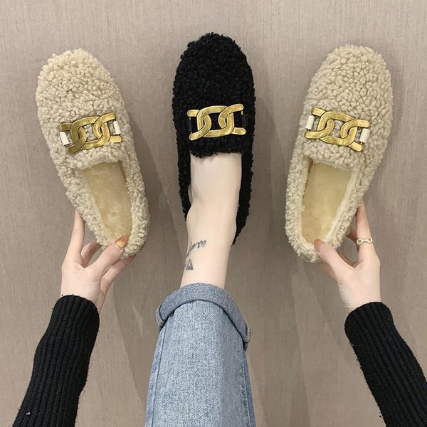 casual woman shoe winter shoes women all-match autumn 2020 fashion women's loafers fur round toe grandma fall new modis, Black
casual woman shoe winter shoes women all-match autumn 2020 fashion women's loafers fur round toe grandma fall new modis, Black