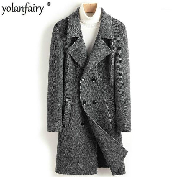 2020 wool coat men double-sided long woolen jacket casual cashmere mens overcoat spting autumn coats casaco masculino 4986 j35901, Black
2020 wool coat men double-sided long woolen jacket casual cashmere mens overcoat spting autumn coats casaco masculino 4986 j35901, Black
