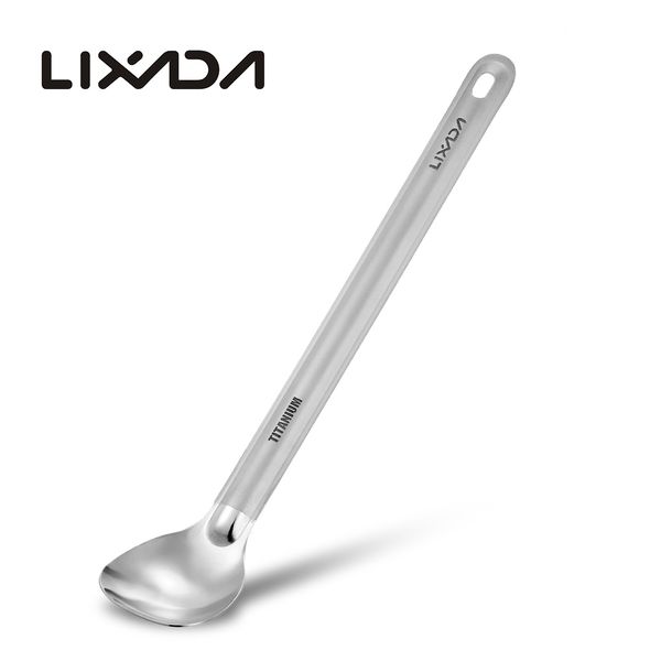lixada titanium long handle spoon with polished bowl outdoor portable spoon cutlery kitchen camping hiking picnic tableware
lixada titanium long handle spoon with polished bowl outdoor portable spoon cutlery kitchen camping hiking picnic tableware