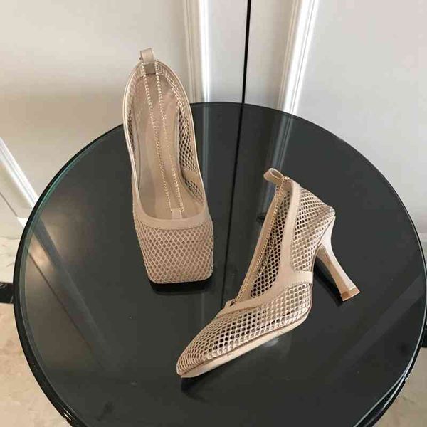 luxury designer fashion women shoes high heels square toe dress mesh and berry calf women chain sandal schuhe stretch pumps, Black
luxury designer fashion women shoes high heels square toe dress mesh and berry calf women chain sandal schuhe stretch pumps, Black