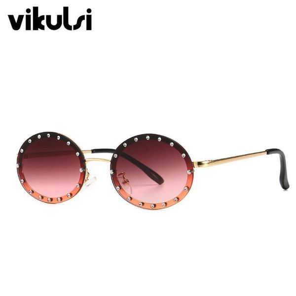 sunglasses 2021 rimless crystal round women designer small oval sun glasses ladies fashion vintage shades eyewear, White;black
sunglasses 2021 rimless crystal round women designer small oval sun glasses ladies fashion vintage shades eyewear, White;black