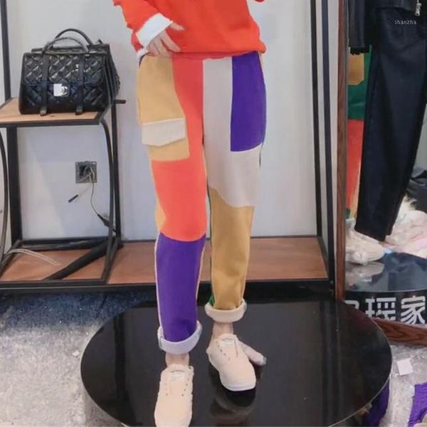 spring loose pants women 2020 new pocket trousers color patchwork leisure pants women oversized streetwear high waist sweatpants1, Black;white
spring loose pants women 2020 new pocket trousers color patchwork leisure pants women oversized streetwear high waist sweatpants1, Black;white