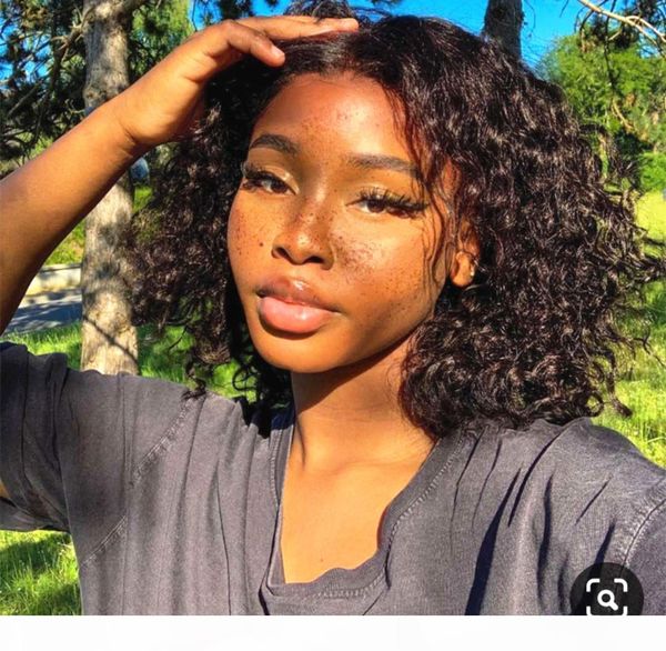 beautiful human hair bob pixie jerry curly lace frontal wig 210% density for black women lace frontal closure, Black;brown
beautiful human hair bob pixie jerry curly lace frontal wig 210% density for black women lace frontal closure, Black;brown