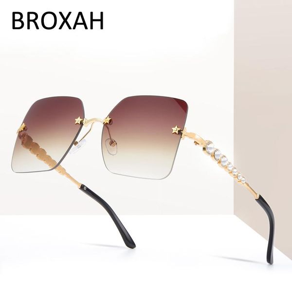 sunglasses square women ladies rimless diamond cutting lens brand designer ocean shades vintage sun glasses uv400, White;black
sunglasses square women ladies rimless diamond cutting lens brand designer ocean shades vintage sun glasses uv400, White;black