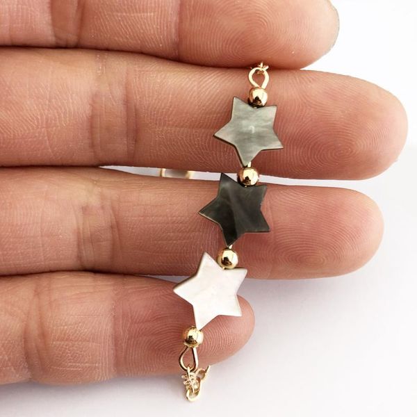 2020 new jewelry design nature shell pearl slice charm bracelet handmade gift jewelry for women, Black
2020 new jewelry design nature shell pearl slice charm bracelet handmade gift jewelry for women, Black