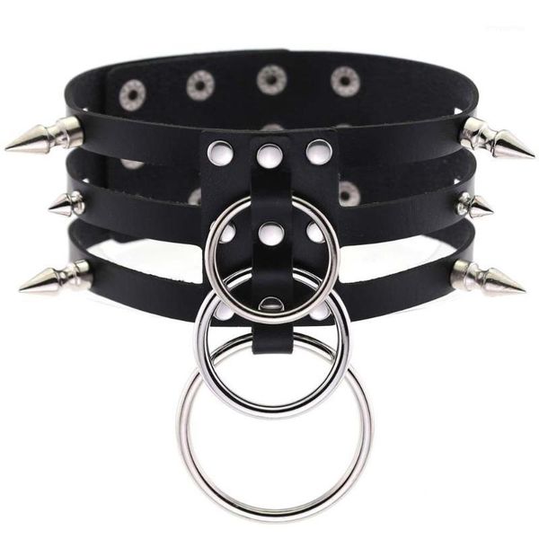 goth dark vintage necklaces pu choker gothic fashion necklace 2020 women's jewelry rivet harajunku punk necklace female wear1, Golden;silver
goth dark vintage necklaces pu choker gothic fashion necklace 2020 women's jewelry rivet harajunku punk necklace female wear1, Golden;silver