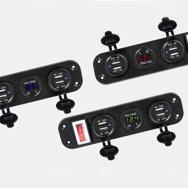 1pcs car marine boat switch panel 5v 4.2a dual usb charger cigarette lighter 12v led voltmeter on-off toggle switch panel1
1pcs car marine boat switch panel 5v 4.2a dual usb charger cigarette lighter 12v led voltmeter on-off toggle switch panel1