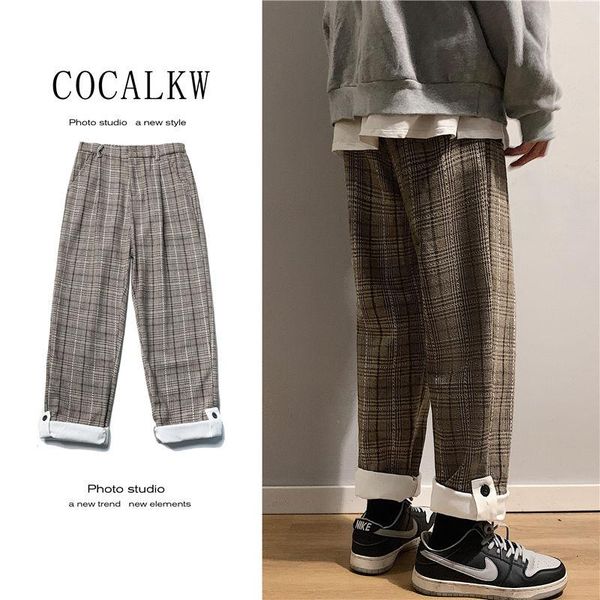 men's pants 2021 autumn winter korean version plaid casual loose plus woolen thickened long tide brand black
men's pants 2021 autumn winter korean version plaid casual loose plus woolen thickened long tide brand black