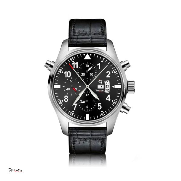 men's luxury quartz watch 388101 requin six hands multifunction calendar dial chronograph silver white stainless steel dial leather str, Slivery;brown
men's luxury quartz watch 388101 requin six hands multifunction calendar dial chronograph silver white stainless steel dial leather str, Slivery;brown