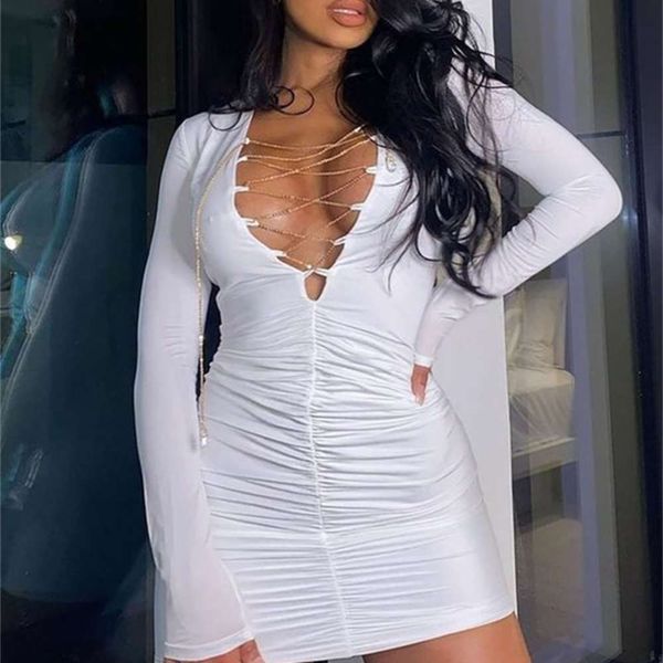 fall / winter 2020 new pleated tight skirt solid color deep v long sleeve bandage drs, Black;gray
fall / winter 2020 new pleated tight skirt solid color deep v long sleeve bandage drs, Black;gray