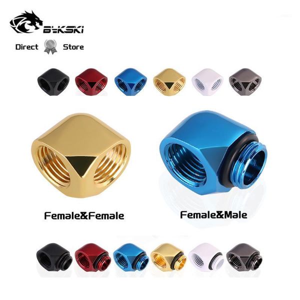 bykski 90 degree angled rotate elbow female+female/female+male 90 rotary adapter fitting g1/4 for water cooler mod b-d90/b-ew901
bykski 90 degree angled rotate elbow female+female/female+male 90 rotary adapter fitting g1/4 for water cooler mod b-d90/b-ew901