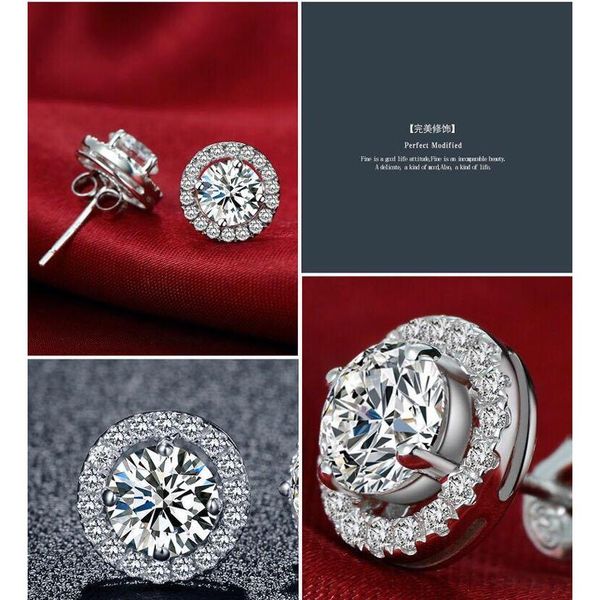 2018 new arrival 18k white gold plated earings big diamond earrings for women white zircon earrings evfhx, Golden;silver
2018 new arrival 18k white gold plated earings big diamond earrings for women white zircon earrings evfhx, Golden;silver