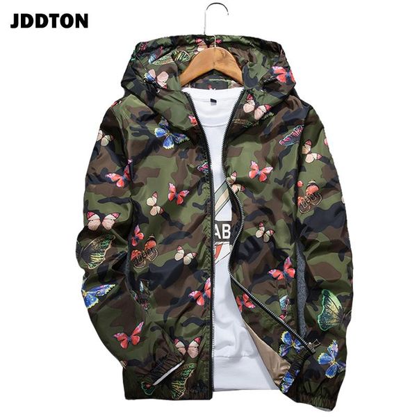 men's jackets jddton men camouflage hoodie jacket loose clothes sunscreen hooded windbreaker male butterfly print coat casual streetwea, Black;brown 
men's jackets jddton men camouflage hoodie jacket loose clothes sunscreen hooded windbreaker male butterfly print coat casual streetwea, Black;brown