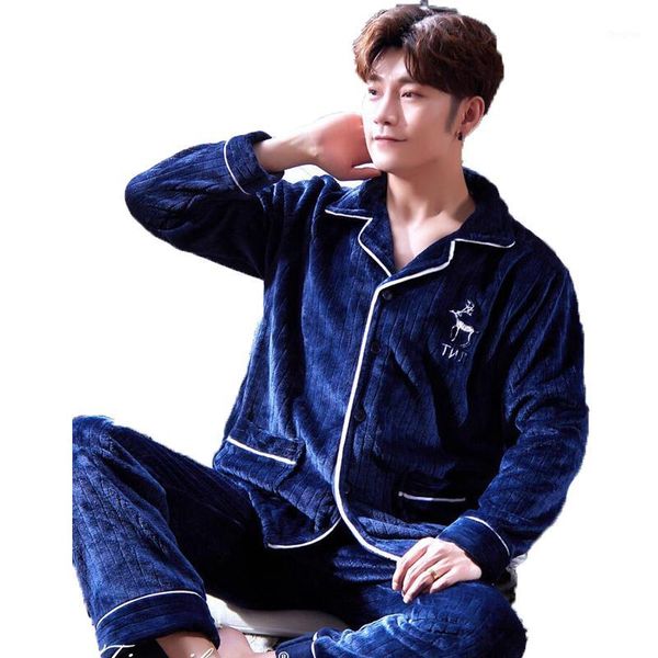 christmas pyjama men winter thick warm flannel mens pajama set long sleeve coral velvet sleepwear suit loungewear home clothes1, Black;brown
christmas pyjama men winter thick warm flannel mens pajama set long sleeve coral velvet sleepwear suit loungewear home clothes1, Black;brown