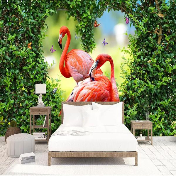 custom mural nordic tropical rainforest plant flamingo 3d painting wallpaper for kids room children bedroom wall covering decor
custom mural nordic tropical rainforest plant flamingo 3d painting wallpaper for kids room children bedroom wall covering decor
