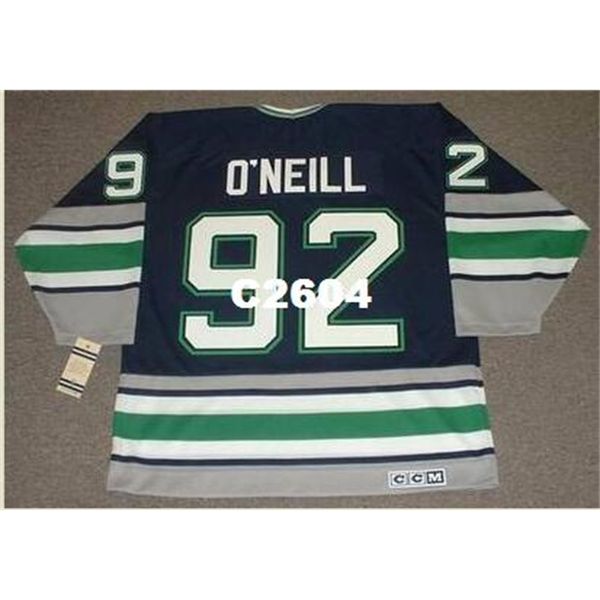 men #92 jeff o'neill hartford whalers 1995 ccm vintage retro hockey jersey or custom any name or number retro jersey, Black
men #92 jeff o'neill hartford whalers 1995 ccm vintage retro hockey jersey or custom any name or number retro jersey, Black