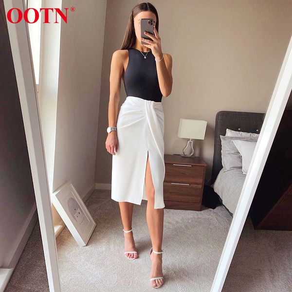 ootn ladies white ruched high waist skirt asymmetrical lace up summer skirt casual split women long skirt holiday beach y200704, Black
ootn ladies white ruched high waist skirt asymmetrical lace up summer skirt casual split women long skirt holiday beach y200704, Black