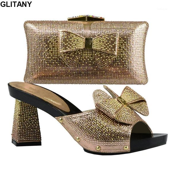 dress shoes and bag set african sets 2021 peach color italian ladies decorated with rhinestone african1, Black
dress shoes and bag set african sets 2021 peach color italian ladies decorated with rhinestone african1, Black