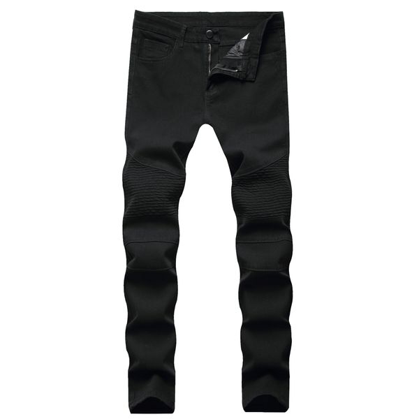 men's jeans mens black retro slim fashion denim pants ripped distressed pencil motorcycle, Blue
men's jeans mens black retro slim fashion denim pants ripped distressed pencil motorcycle, Blue