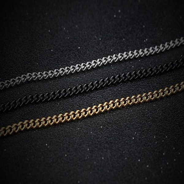 fashion new chain necklace men stainless steel solid color long necklace for men jewelry gift collar female jewelry, Silver
fashion new chain necklace men stainless steel solid color long necklace for men jewelry gift collar female jewelry, Silver