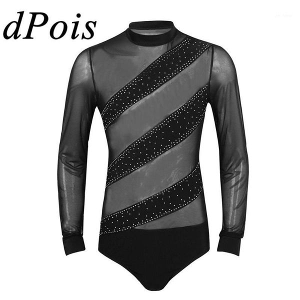 mens shiny rhinestones one-piece round neck long sleeves mesh spliced leotard bodysuit male tango rumba latin dance bodysuits1, Black;red
mens shiny rhinestones one-piece round neck long sleeves mesh spliced leotard bodysuit male tango rumba latin dance bodysuits1, Black;red