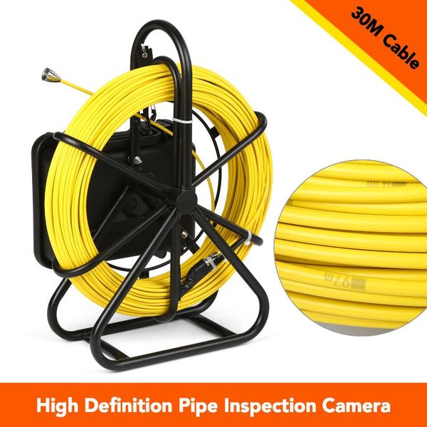 fish finder 9 inch 100m pipe inspection camera drain sewer pipeline industrial endoscope snake with meter marking underwater
fish finder 9 inch 100m pipe inspection camera drain sewer pipeline industrial endoscope snake with meter marking underwater