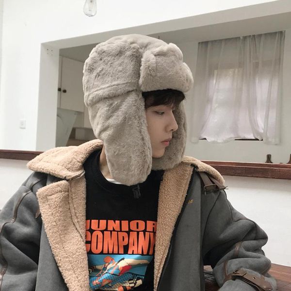 beanies furry faux fur warm hat russian winter men's accessories biking ear protection windproof cap for women
beanies furry faux fur warm hat russian winter men's accessories biking ear protection windproof cap for women