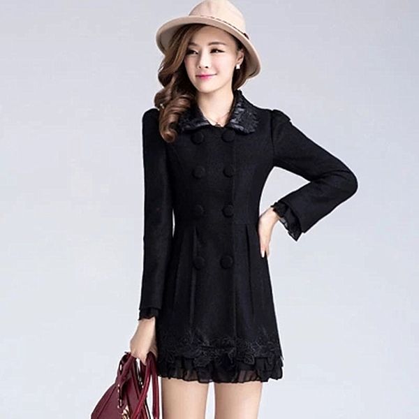 great new porte of spring women and in the autumn skinny wool coat multi-color mode section for a long time jacket ogb5 8ywx, Black;brown
great new porte of spring women and in the autumn skinny wool coat multi-color mode section for a long time jacket ogb5 8ywx, Black;brown
