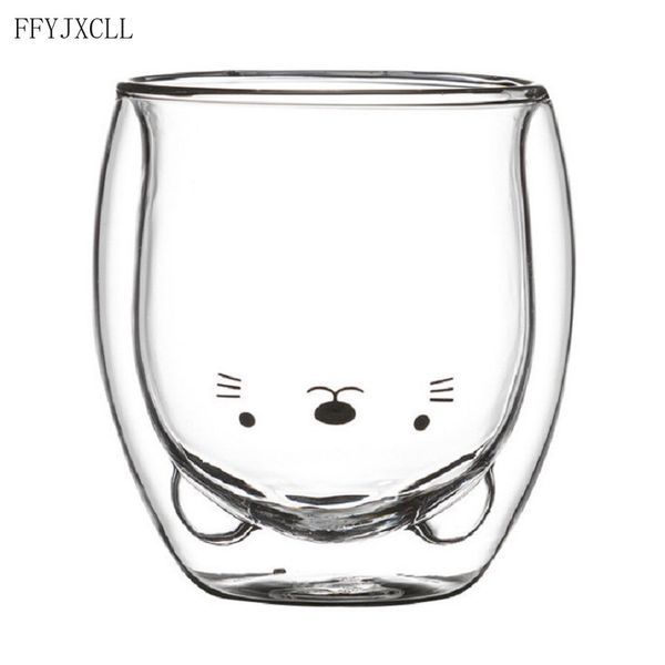 cute cartoon bear cat deer double layer heat resistant transparent glass mug 280ml coffee tea milk water cup christmas gift q1218
cute cartoon bear cat deer double layer heat resistant transparent glass mug 280ml coffee tea milk water cup christmas gift q1218