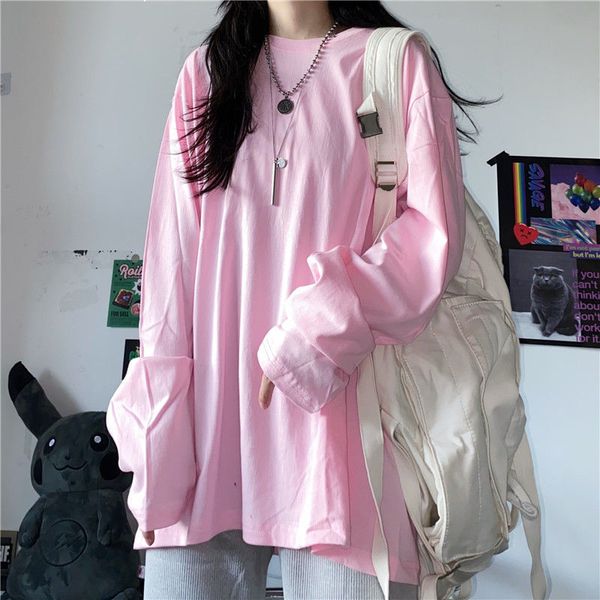 spring new 2021 autumn cotton shirt solid color neck loose sleeve long basic women's t-shirts y429 hze5, White
spring new 2021 autumn cotton shirt solid color neck loose sleeve long basic women's t-shirts y429 hze5, White