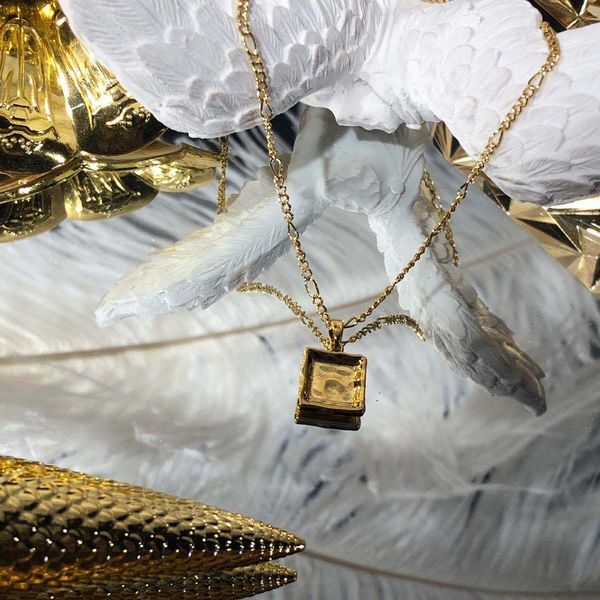 square charms necklace brass with 18k gold women jewelry runway t show party designer gown ins japan korean trendy q0531, Silver
square charms necklace brass with 18k gold women jewelry runway t show party designer gown ins japan korean trendy q0531, Silver