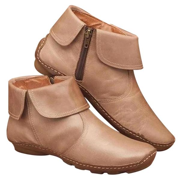 boots female pu leather round toe side zipper warm water resistant casual booties, Black
boots female pu leather round toe side zipper warm water resistant casual booties, Black