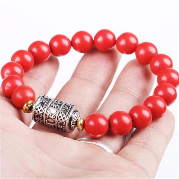 beaded, strands sennier 10mm red cinnabar stone beads bracelets bangles for women men tibetan buddhist om mani padme hum charm bracelet, Black
beaded, strands sennier 10mm red cinnabar stone beads bracelets bangles for women men tibetan buddhist om mani padme hum charm bracelet, Black