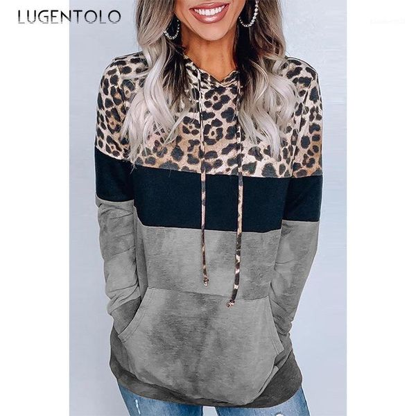 women's hoodies & sweatshirts lugentolo women hoodie sweatshirt autumn winter leopard print pullover pocket long-sleeved female casual, Black
women's hoodies & sweatshirts lugentolo women hoodie sweatshirt autumn winter leopard print pullover pocket long-sleeved female casual, Black