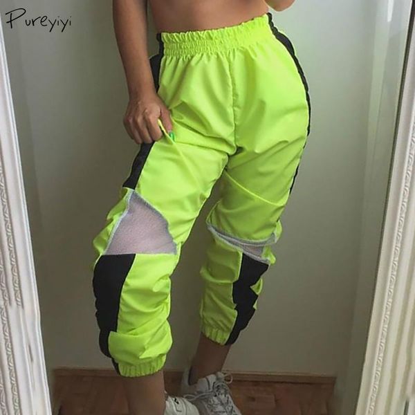 yoga outfits pants mesh patchwork casual trousers high waist sport legging loose streetwear neon green running workout gym clothing, White;red
yoga outfits pants mesh patchwork casual trousers high waist sport legging loose streetwear neon green running workout gym clothing, White;red