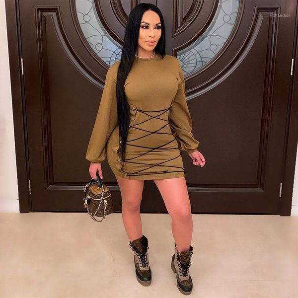 beyprern new chic laced up bodycon mini dress 2020 winter casual womens long sleeve soild bandage dress clubwear retro clothes1, Black;gray
beyprern new chic laced up bodycon mini dress 2020 winter casual womens long sleeve soild bandage dress clubwear retro clothes1, Black;gray